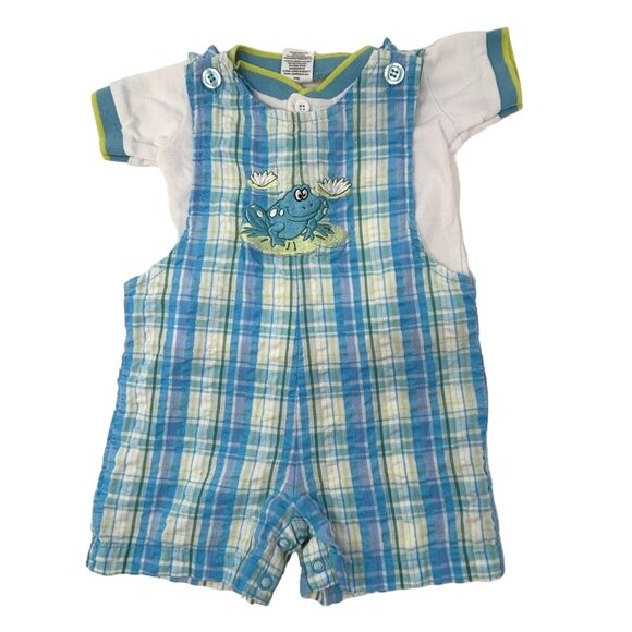 Baby Boy's - Bibbed Shorts & Shirt, Romper, Shorts & Body‎ Suit - Size 3-6 M - Picture 2 of 13